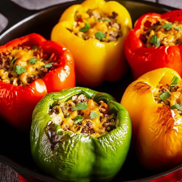 healthy stuffed bell peppers recipe